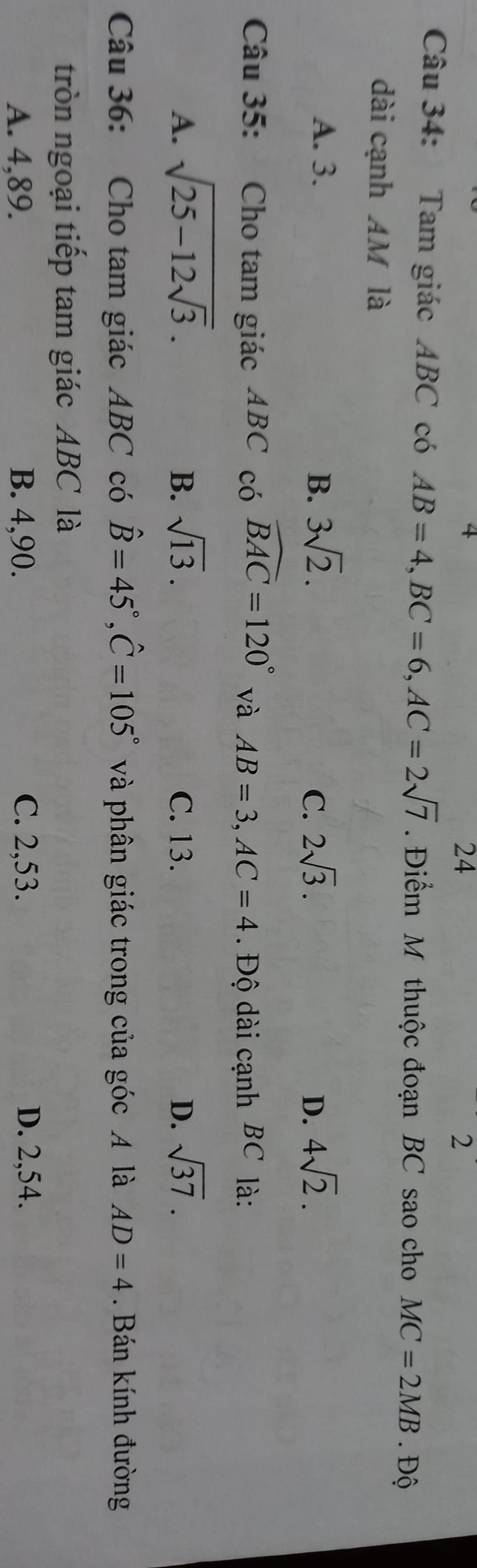 C U Tam Gi C Abc C Ab Bc Ac I M M Thu C O N Bc Sao Cho Mc Mb D I