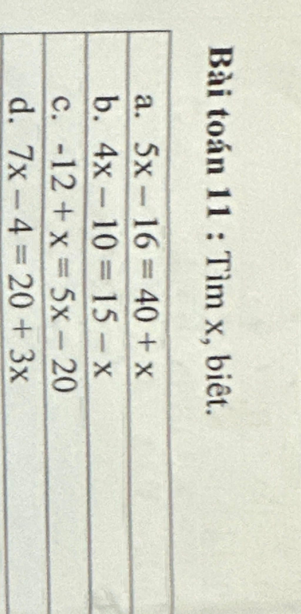 7x 4 20 3x