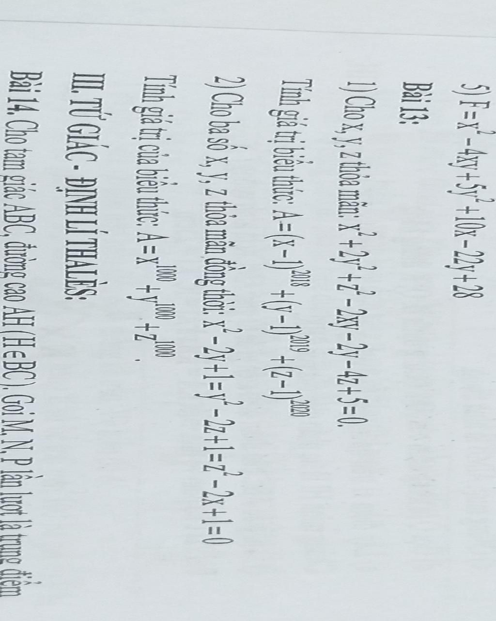 5 F x 4xy 5y 10x 22y 28 B i 13 1 Cho X y z Th a M n X 2y 5 f x 4xy 5y 10x 22y 28 b i 13 1 cho x y z th a m n x 2y