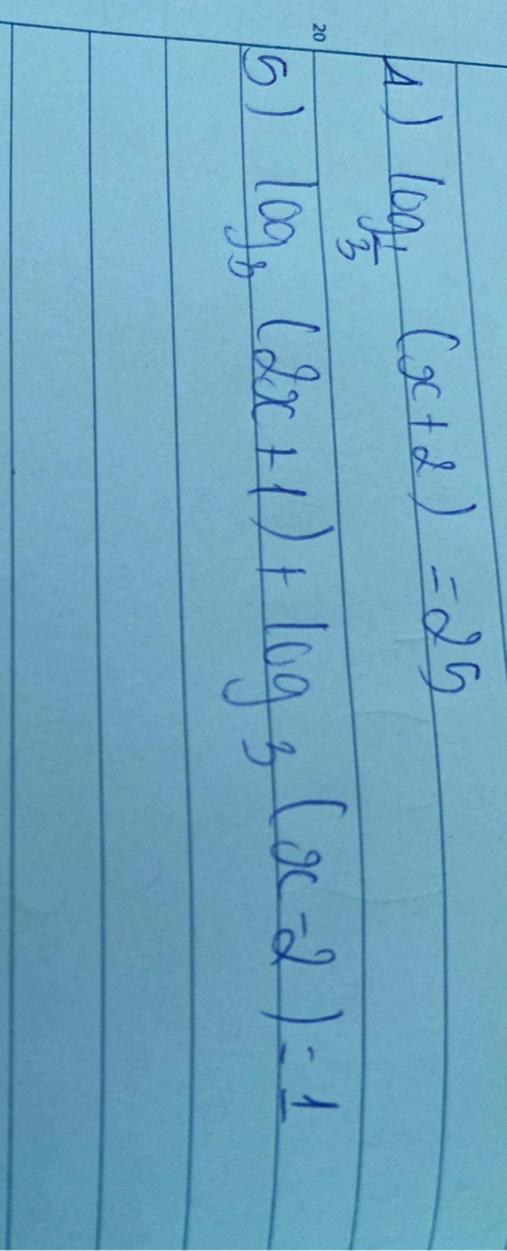 4-log-x-2-25-logh-3-20-5-log-2x-1-log-x-2-1-3