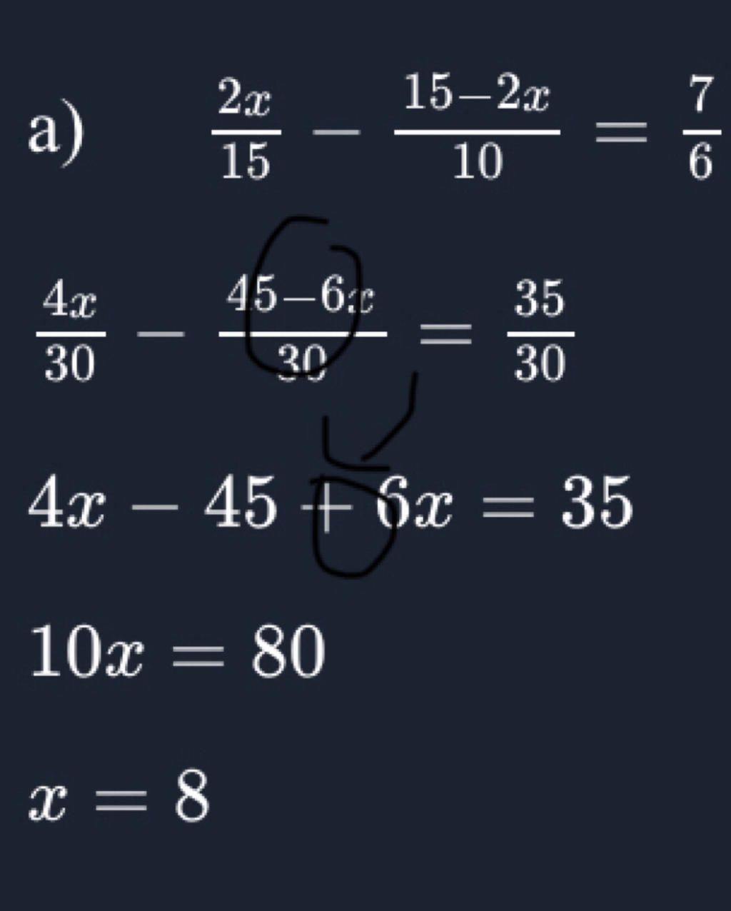 2x-15-2x-a-15-10-4x-45-6-c-35-30-30-30-7-6-4x456x-35-10x-80-x-8
