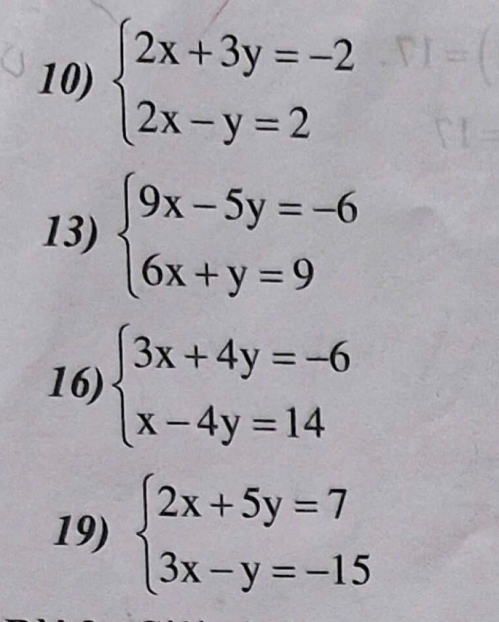 10-13-2x-3y-21-2x-y-2-9x-5y-6-6x-y-9-3x-4y-6-16-x-4y-14-2x-5y-7