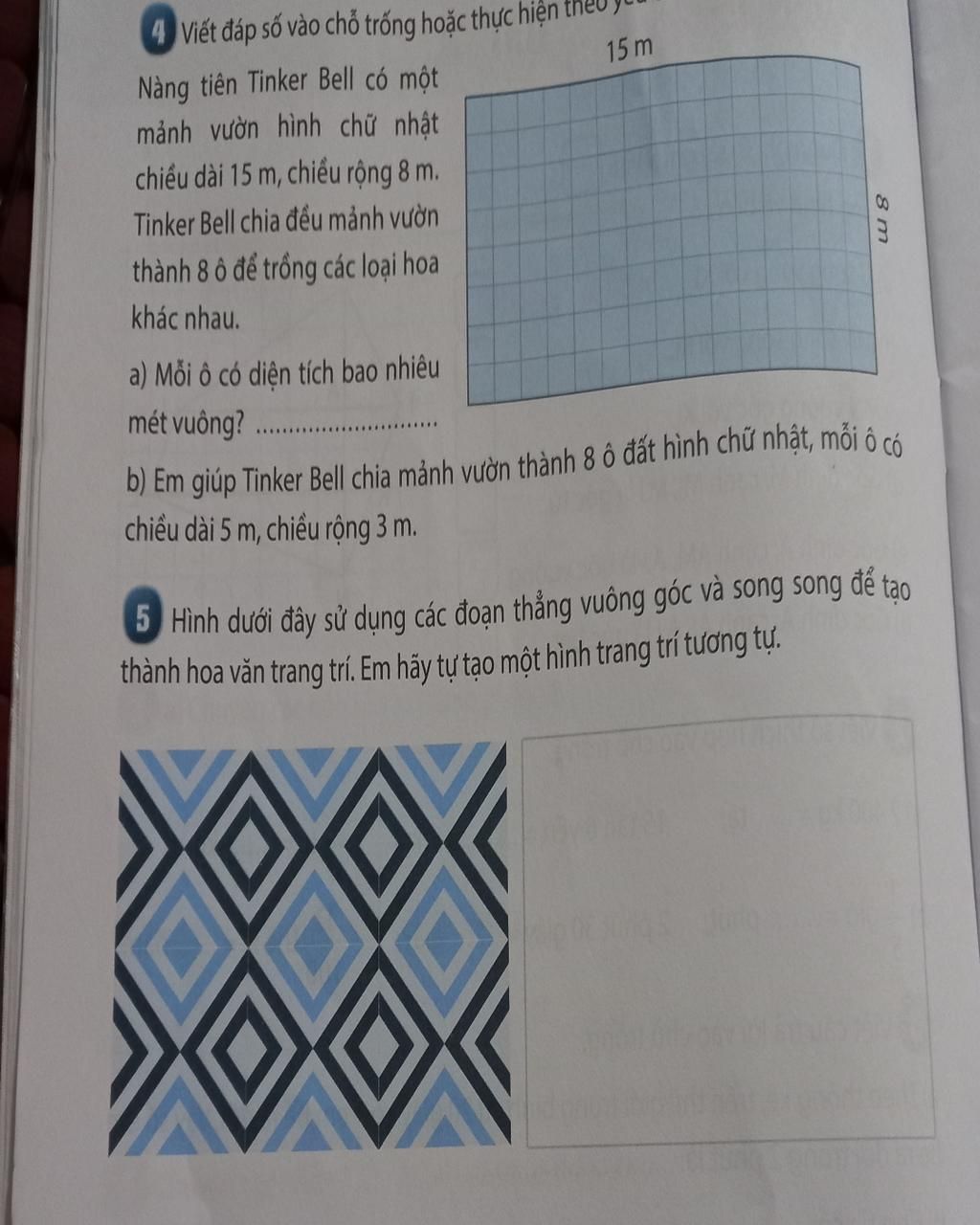 4. Viết đáp số vào chỗ trống hoặc thực hiện Nàng tiên Tinker Bell có ...