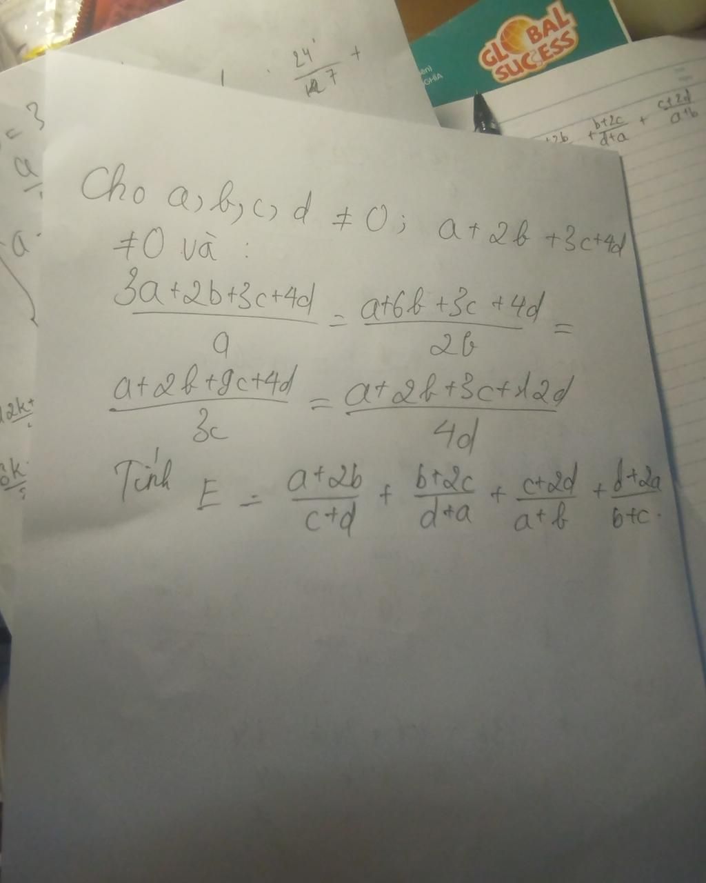 3 24' 17 en) GHIA GLOBAL SUCCESS b+2c dta + 916 a. 12k+ k +26 Cho abd ...