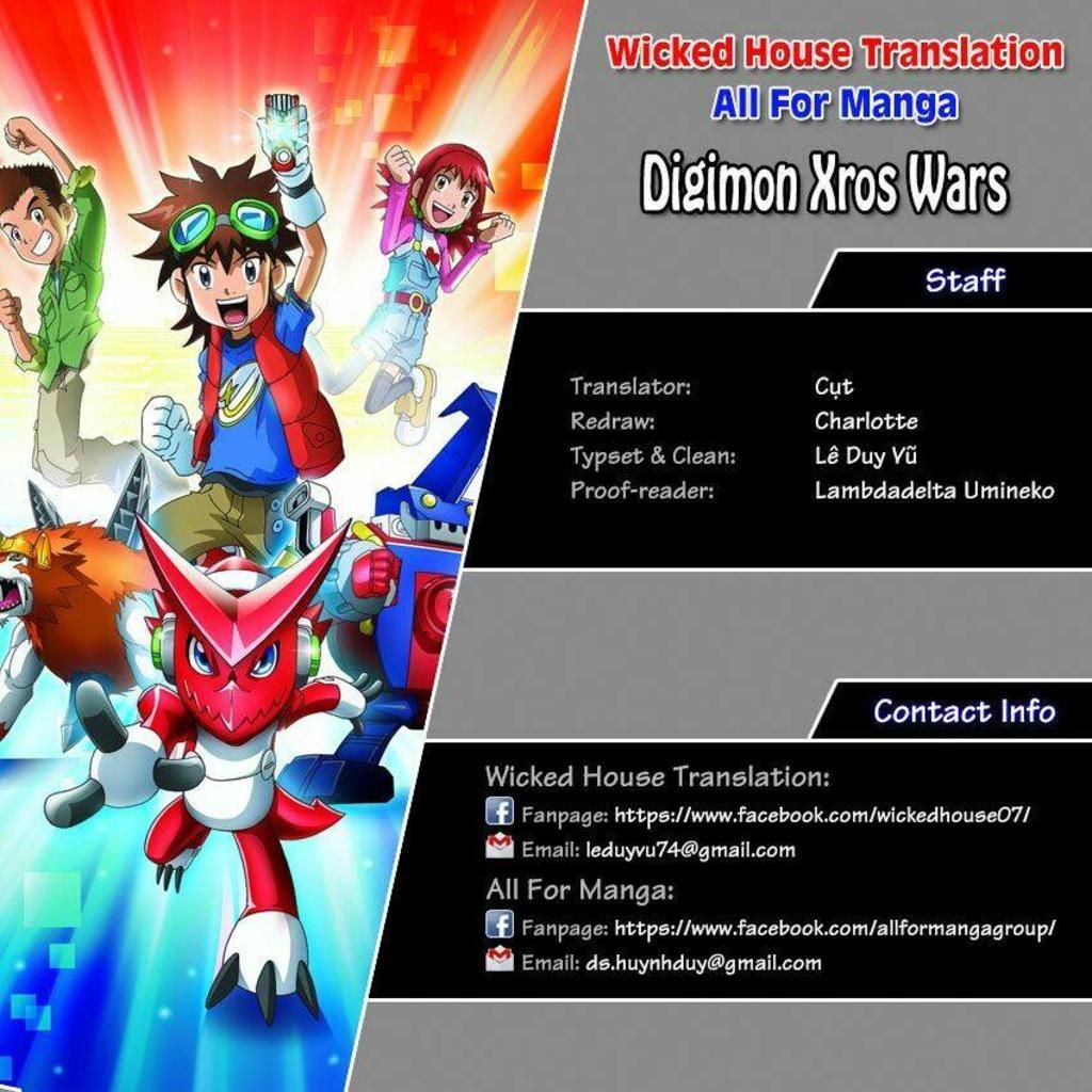 Digimon Xros Wars Chapter 3 - Trang 2