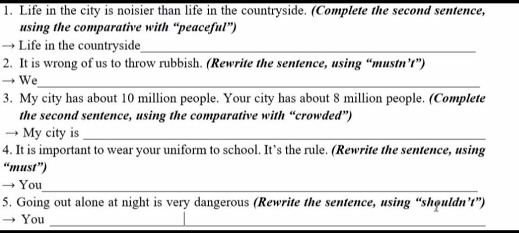 1 Life In The City Is Noisier Than Life In The Countryside Complete 1-life-in-the-city-is-noisier-than-life-in-the-countryside-complete