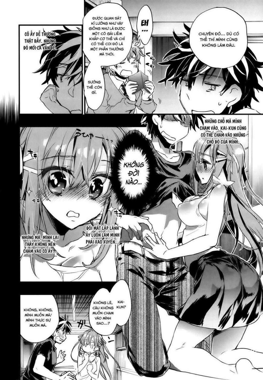 onna no ko ga h-na manga egaicha dame desuka chapter 9 - Trang 2