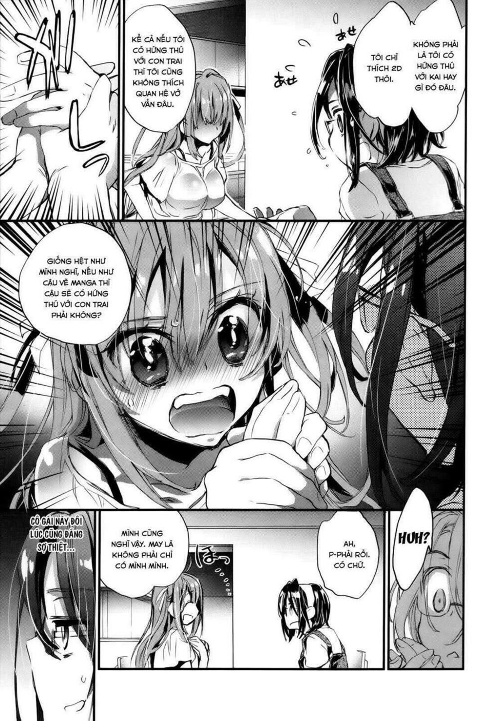 onna no ko ga h-na manga egaicha dame desuka chapter 9 - Trang 2