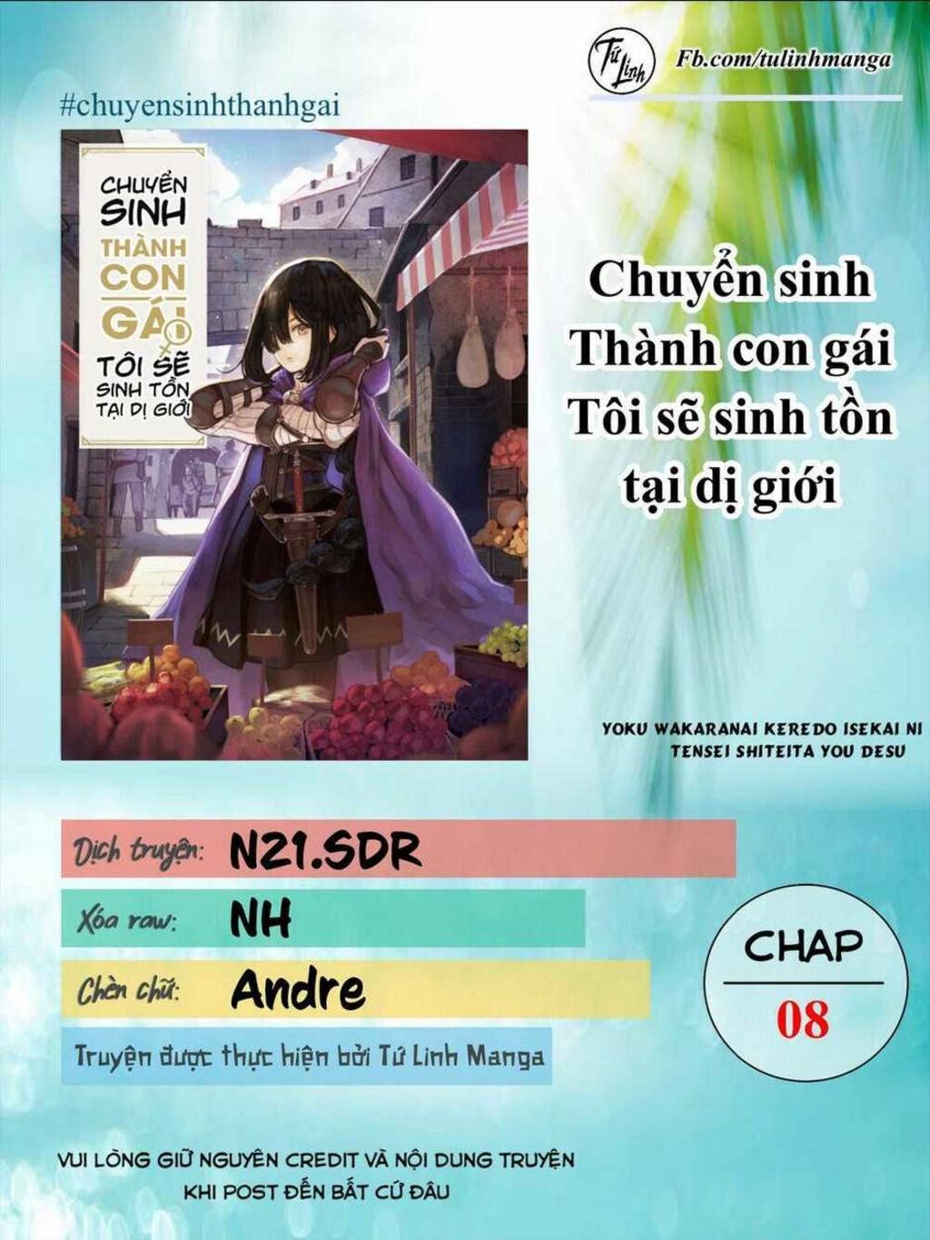 chuyển sinh thành con gái, tôi sẽ sinh tồn tại dị giới chapter 8 - Trang 2