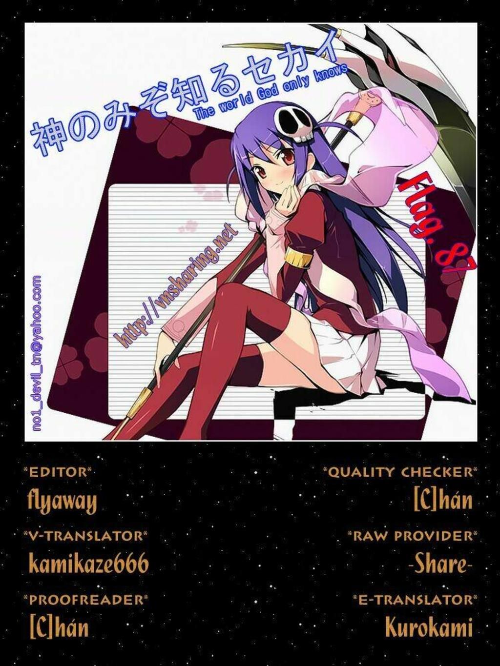 The World God Only Knows - Kami nomi zo Shiru Sekai Chapter 87 - Trang 2