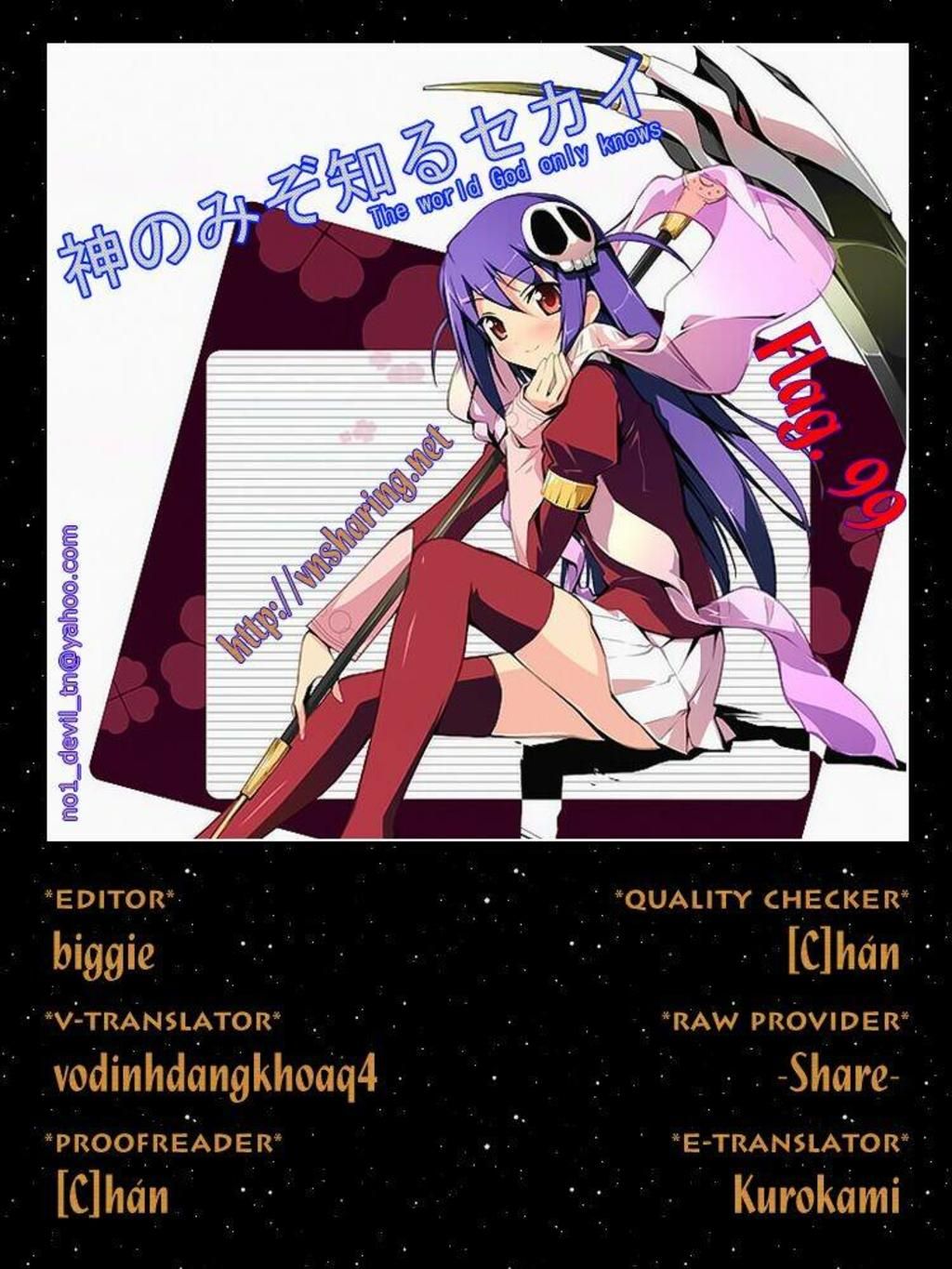 The World God Only Knows - Kami nomi zo Shiru Sekai Chapter 99 - Trang 2