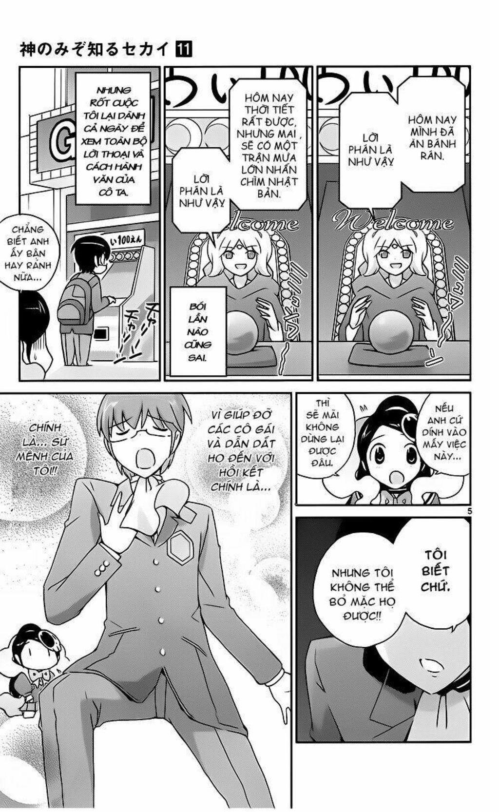 The World God Only Knows - Kami nomi zo Shiru Sekai Chapter 104 - Trang 2