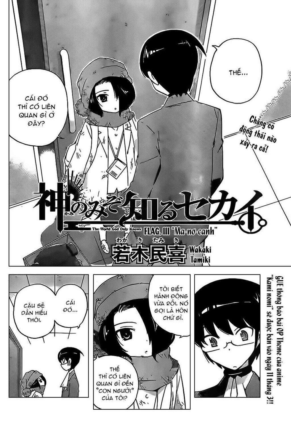 The World God Only Knows - Kami nomi zo Shiru Sekai Chapter 111 - Trang 2