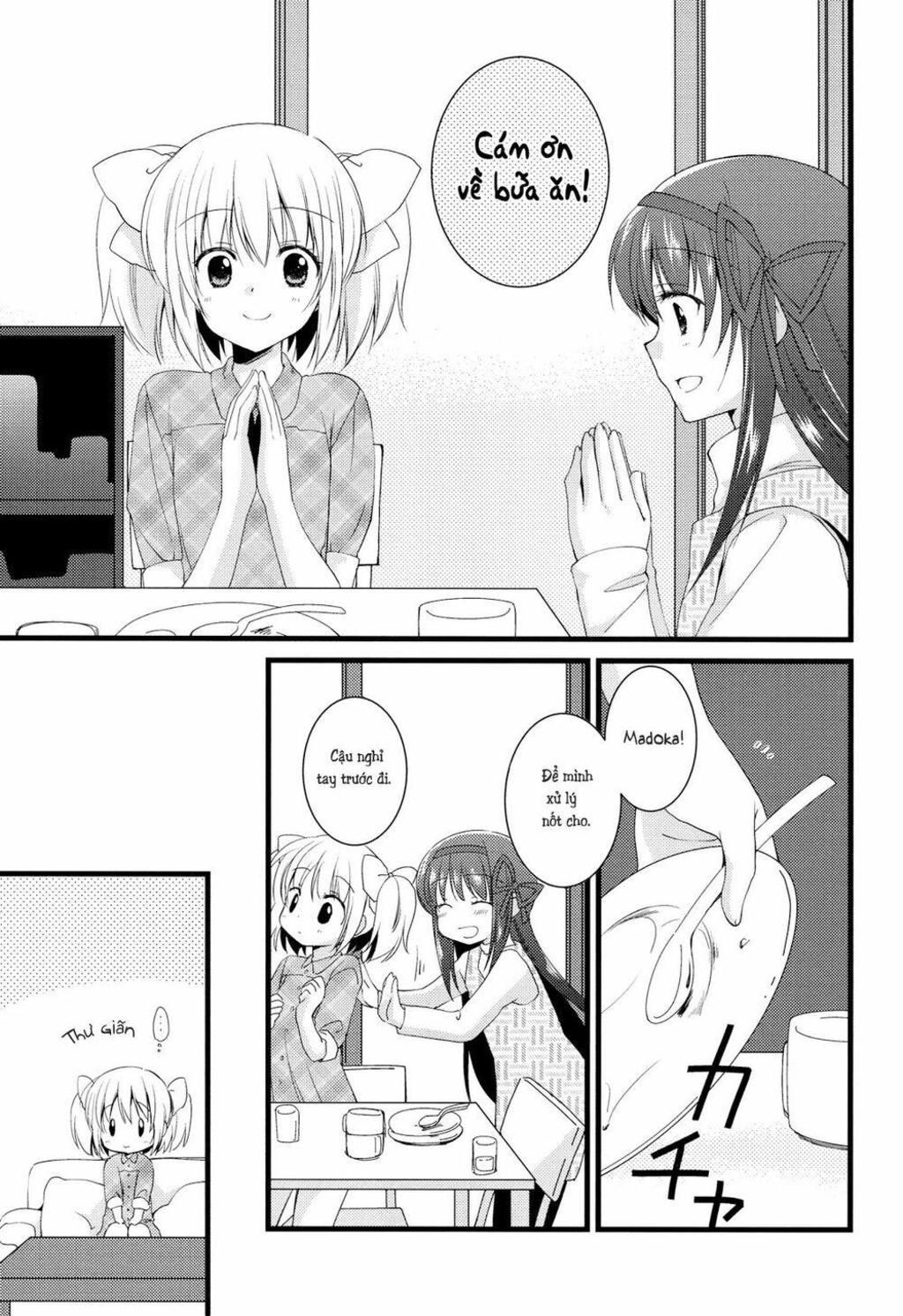 Mahou Shoujo Madoka Magica Dj - Sengyou Shufu Hajimemashita. Chapter 1 - Trang 2