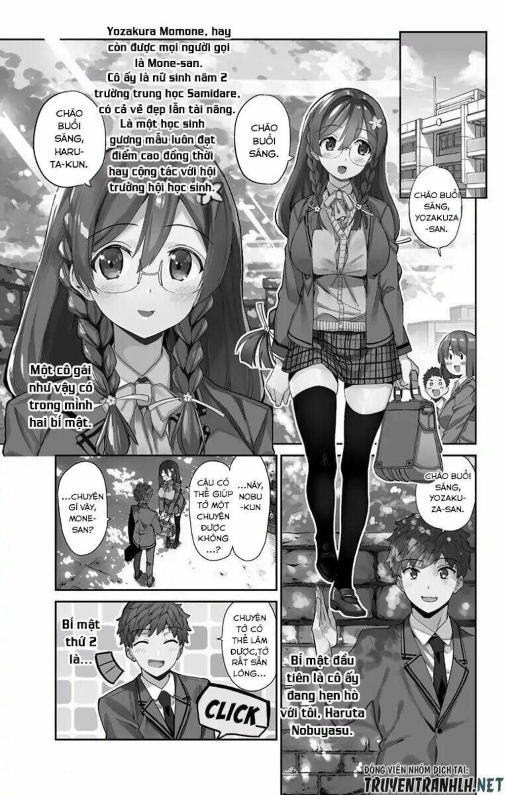 mone-san no majime sugiru tsukiaikata chapter 1: - nắm tay - Trang 2