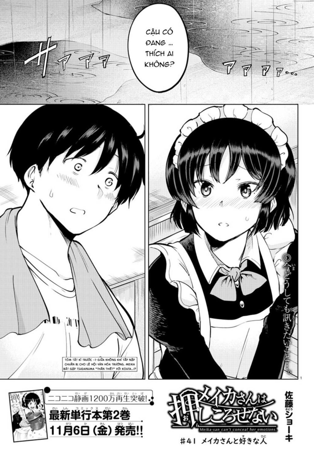 meika-san can't conceal her emotions chapter 41: meika-san và \"người cậu thích là\" - Next chapter 42: meika-san và bổn phận của hầu gái