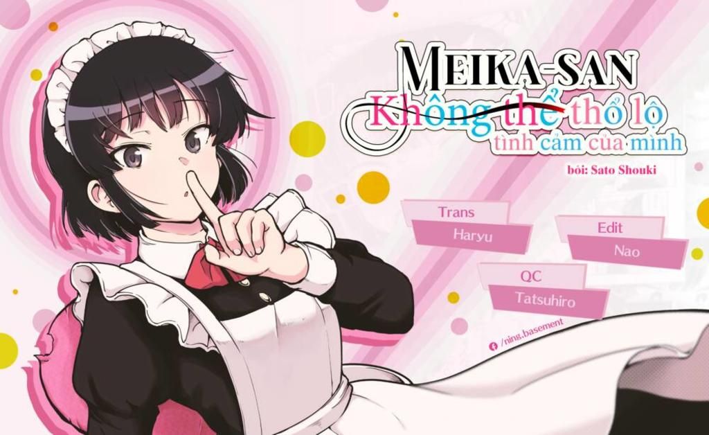 meika-san can't conceal her emotions chapter 41: meika-san và \"người cậu thích là\" - Next chapter 42: meika-san và bổn phận của hầu gái