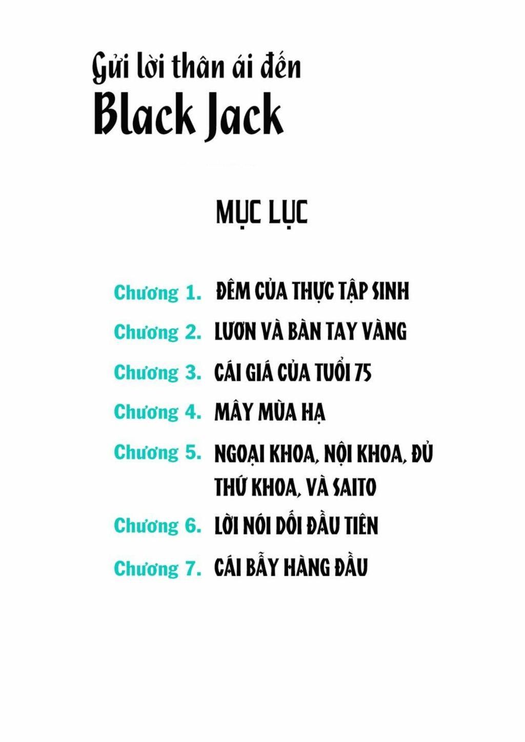 give my regards to black jack chapter 1: - Đêm của thực tập sinh - Trang 2