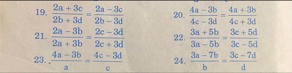 2a + 3c 2a - 3c 19. 2b+3d 2b-3d 20 20. 4a-3b 4a+3b 4c - 3d 4c+ 3d 2a-3b ...