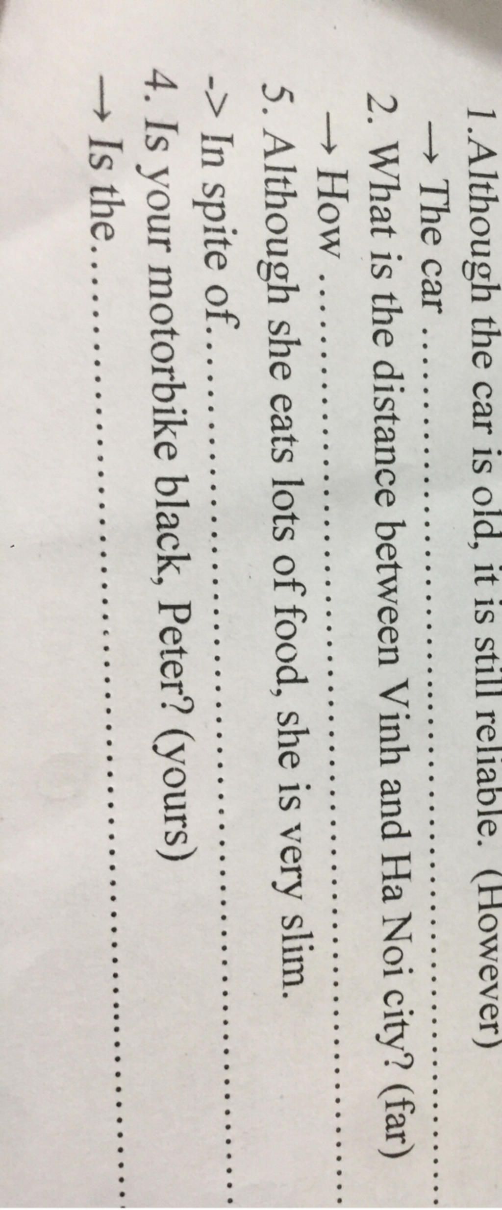1 Although The Car Is Old It Is Still Reliable However The Car 1-although-the-car-is-old-it-is-still-reliable-however-the-car