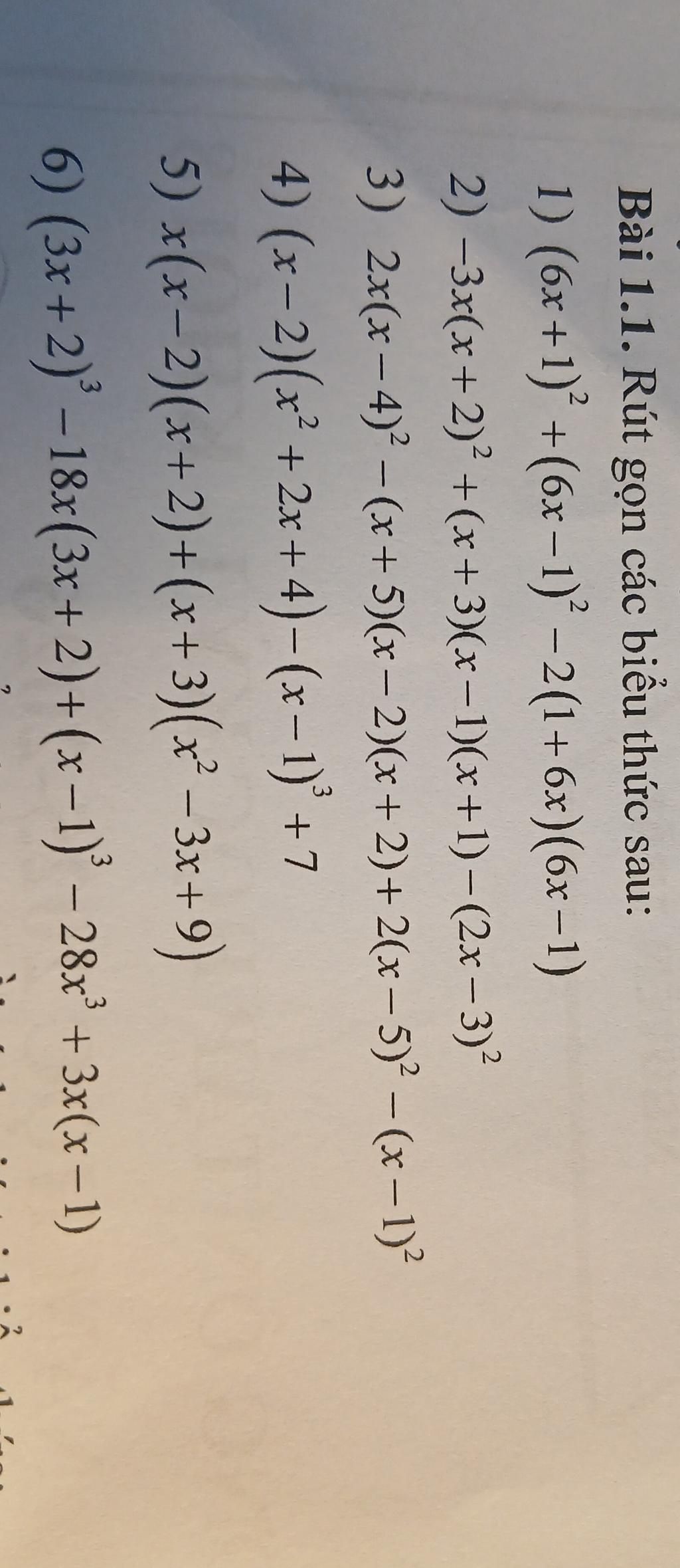 B i 1 1 R t G n C c Bi u Th c Sau 1 6x 1 6x 1 2 1 6x 6x 1 b-i-1-1-r-t-g-n-c-c-bi-u-th-c-sau-1-6x-1-6x-1-2-1-6x-6x-1
